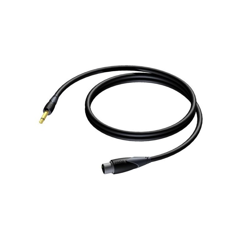 PROCAB CLA591/10 Loudspeaker cable - 6.3 mm Jack male - XLR female 10 meter